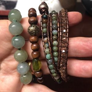 Set of three bracelets